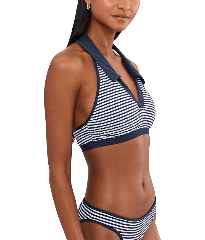 Seafolly Club House Halter Top with Collar - Image 3