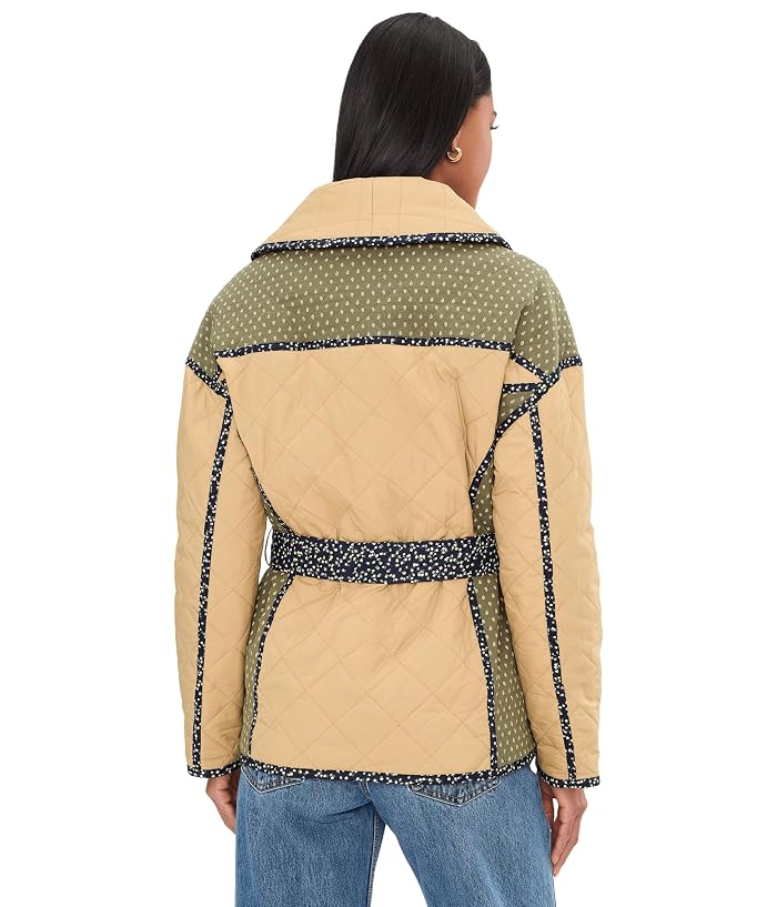 Avec Les Filles Quilted Wrap Jacket With Belt - Image 4