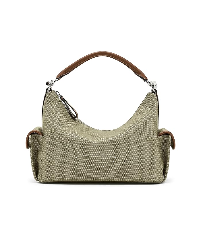 Lauren Ralph Lauren Washed Canvas Small Blaike Shoulder Bag