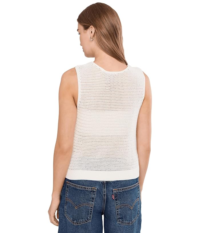 525 america Rosa V-Neck Pointelle Mesh Tank - Image 4