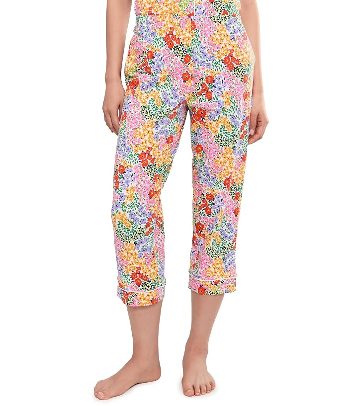 Bedhead PJs Petite Short Sleeve Cropped Cotton Knit Pajama Set - Image 4