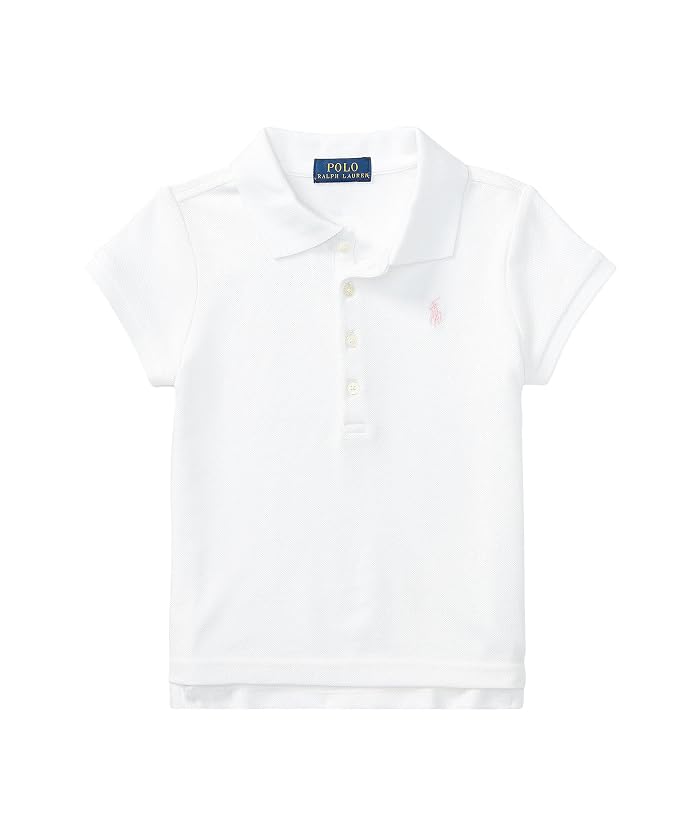 Polo Ralph Lauren Kids Short Sleeve Mesh Polo Shirt (Toddler/Little Kid) - Image 2