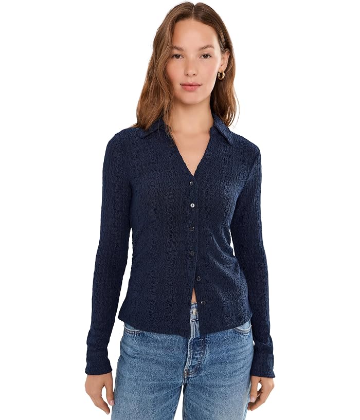 Sanctuary Juno Textured Button Front