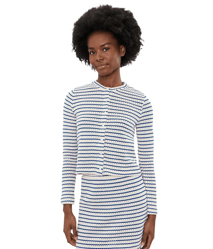 Madewell Birdie Top Tuck Stitch Stripe