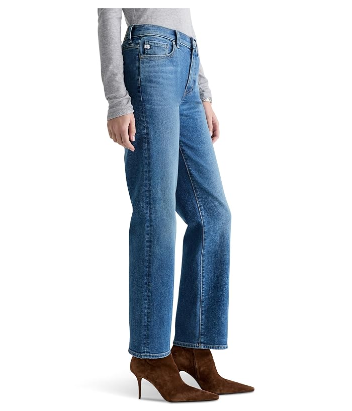 AG Jeans Brinley Mid-Rise Straight in Rewind - Image 3
