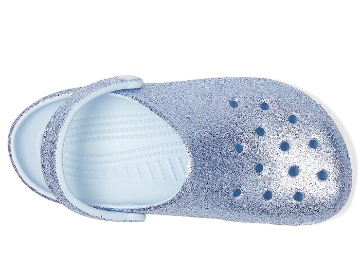Crocs Kids Classic Glitter Clogs (Little Kid/Big Kid) - Image 2