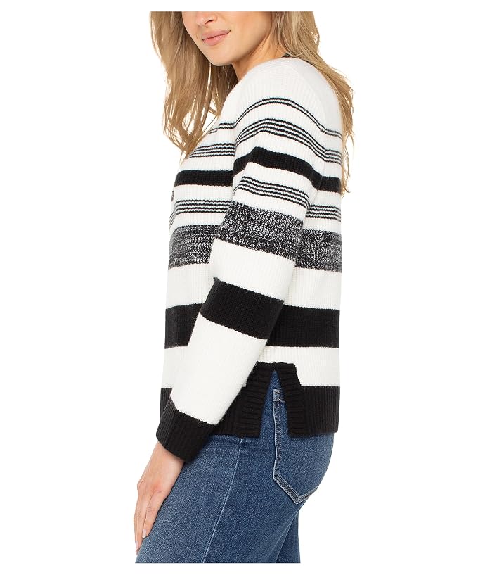 Liverpool Los Angeles Long Sleeve V-Neck Sweater - Image 3