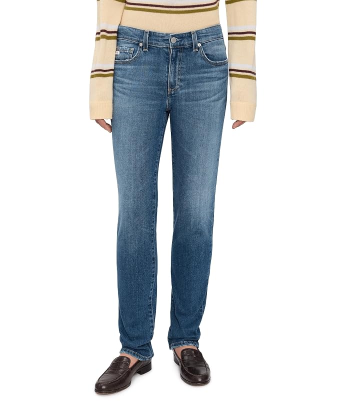 AG Jeans Sandra Low Rise Slim Straight in 10 Years Illiad