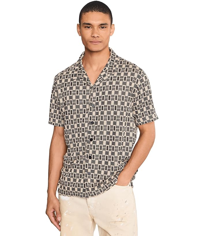 John Varvatos Sanford Camp Collar