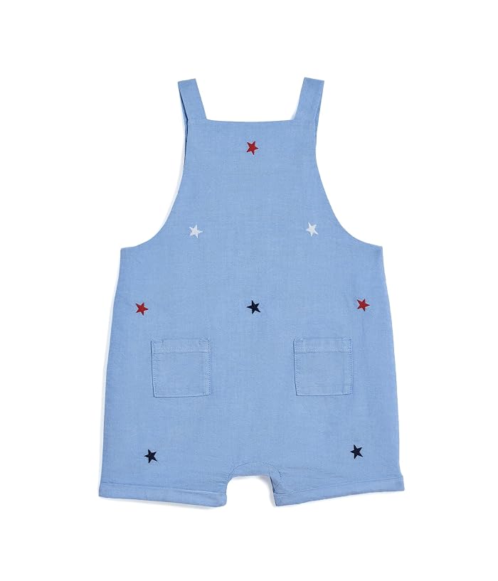 Janie and Jack Flag Embroidered Overall (Infant) - Image 2
