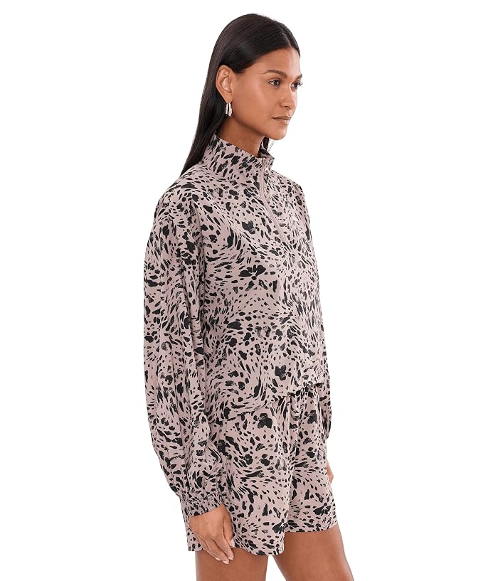 PUMA Essentials Graphics Animal Print Relaxed Woven Half-zip Jacket - Image 3