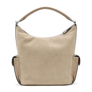 Lauren Ralph Lauren Suede Large Blaike Shoulder Bag