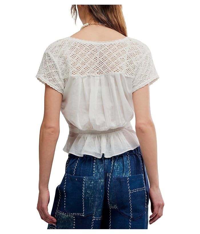 Free People Glimmer Embroidered Top - Image 4