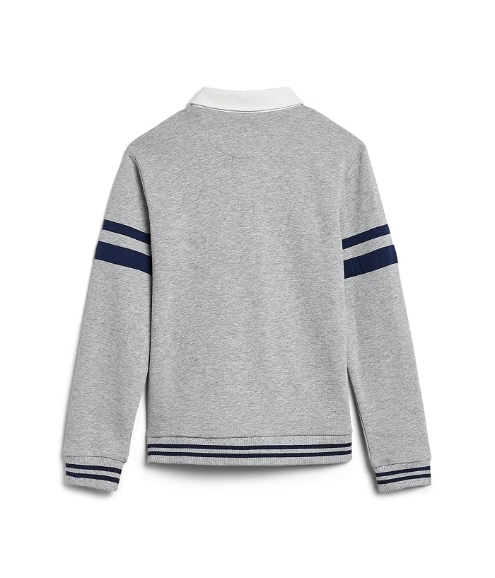 Janie and Jack Heathered Polo Sweatshirt (Toddler/Little Kid/Big Kid) - Image 2