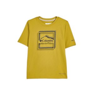 Columbia Kids Tech Trail Utility Short Sleeve Graphic Crew (Little Kid/Big Kid)