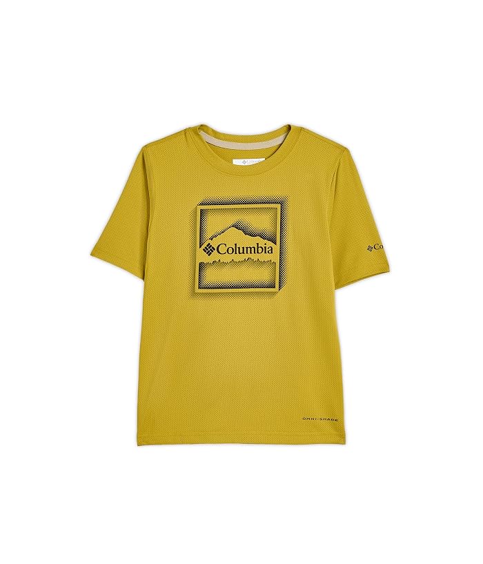 Columbia Kids Tech Trail Utility Short Sleeve Graphic Crew (Little Kid/Big Kid)