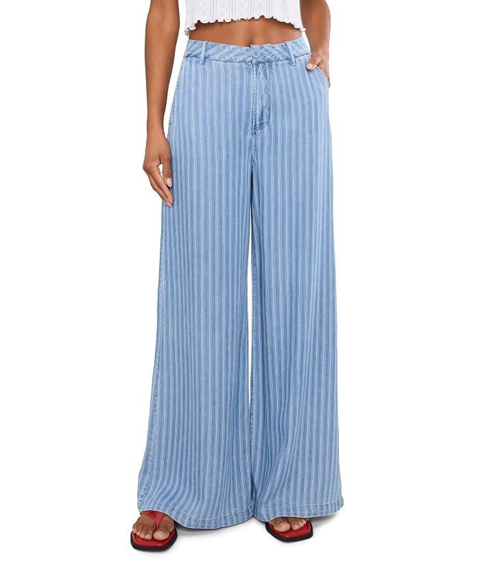 KUT from the Kloth Ryan High-Rise Wide Leg in Blue Ribbon