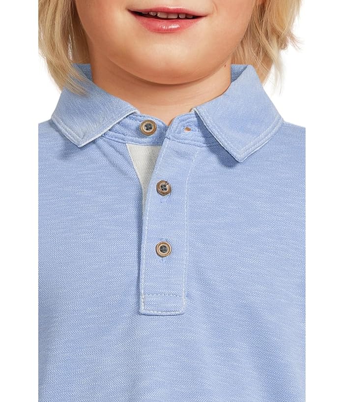 Johnston & Murphy Kids Vintage Slub Polo (Big Kid) - Image 3