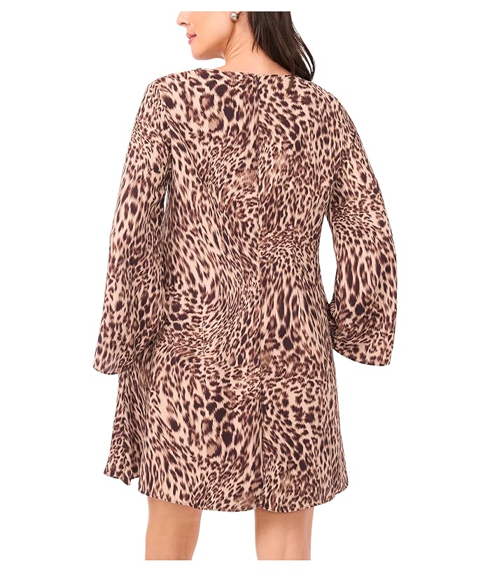 Vince Camuto Bell Sleeve Mini A-Line Dress - Image 2