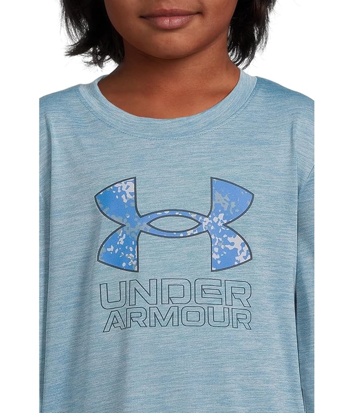 Under Armour Kids Core Logo Twist Tech Long Sleeve (Little Kid) - Image 3