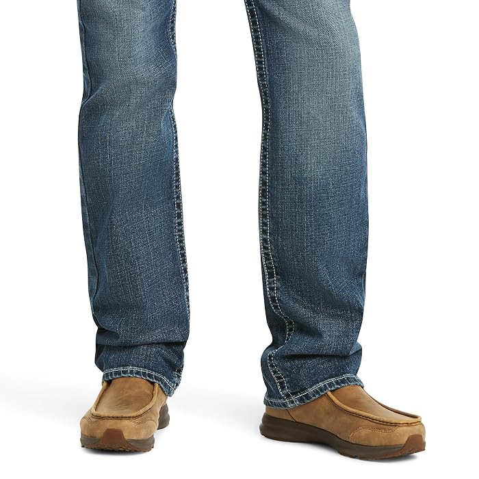 Ariat M7 Straight Leg Coltrane Jeans in Silverton - Image 4