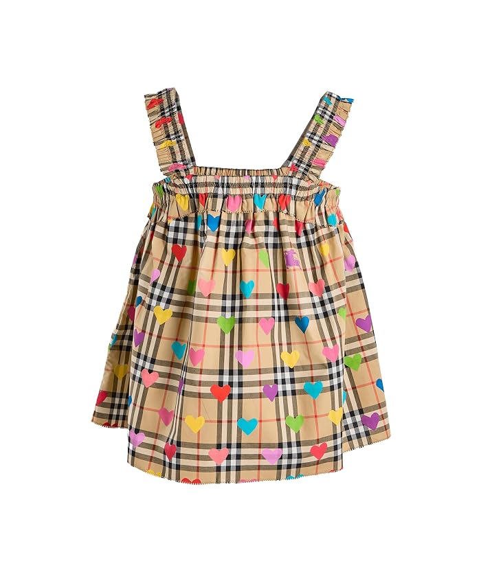 Burberry Kids Gabi Heart Check Shirt (big Kid) - Image 2