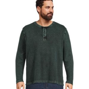 Liverpool Los Angeles Long Sleeve 3 Button Henley