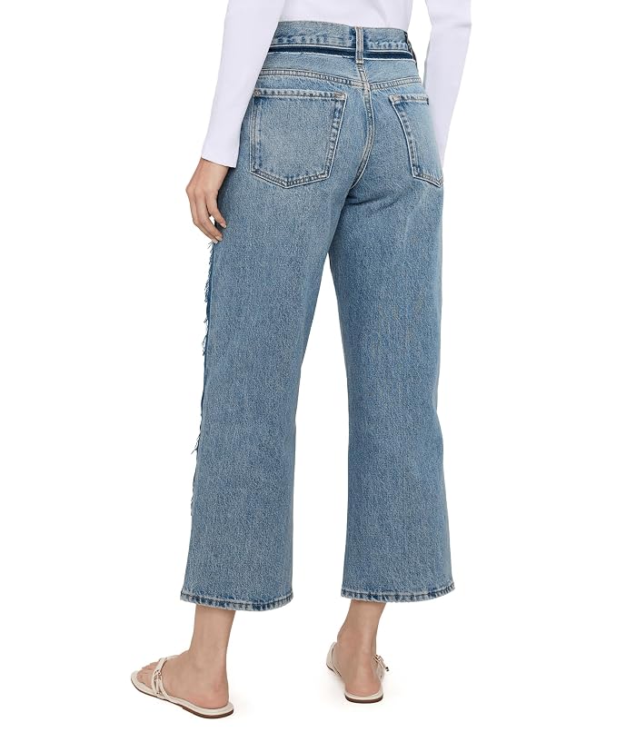 7 For All Mankind Stovepipe Straight Ankle in Sapphire Dust - Image 4
