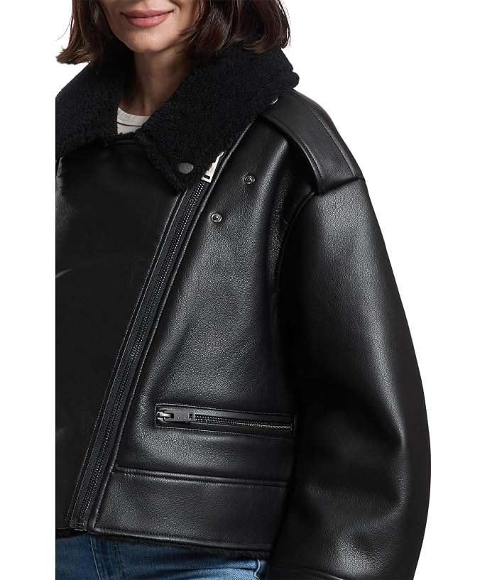 UGG Finnian Luxefluff Moto Jacket - Image 4
