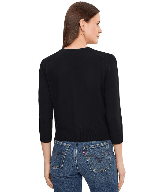 Vince Elbow Sleeve V-Neck Cardi - Image 4