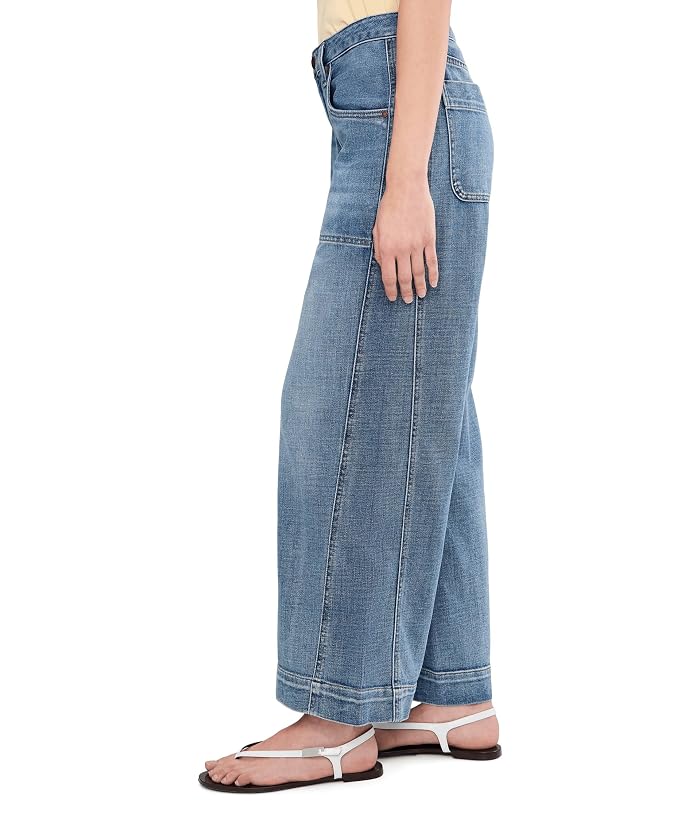 Liverpool Los Angeles Mid-Rise Stride Wide Leg Jeans With Utility Details 30" Inseam - Image 3