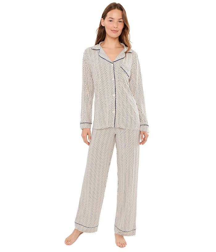 Eberjey Gisele Printed - The Long PJ Set