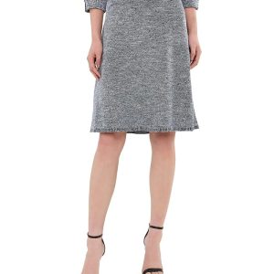 NIC+ZOE Tweed Stitch Knit Skirt