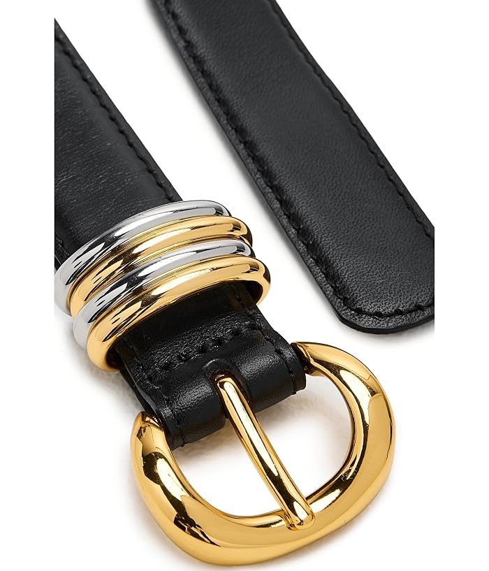 Madewell Mixed Metal Keeper Belt in Leather - Image 3