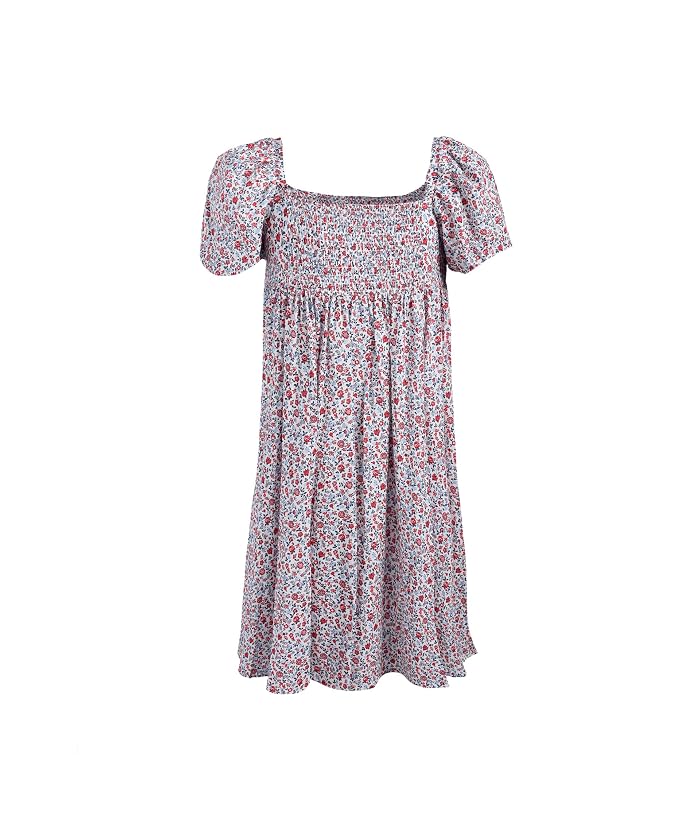 Janie and Jack Floral Smocked Dress (Toddler/Little Kid/Big Kid) - Image 2