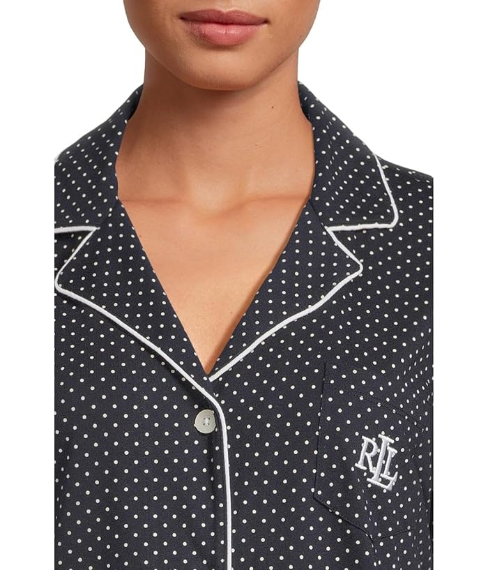 Lauren Ralph Lauren Essentials Bingham Knits Capri PJ Set - Image 3