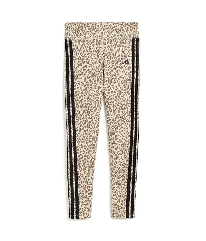 adidas Kids Detached Waistband 3-Stripe Printed Leggings (Big Kid)