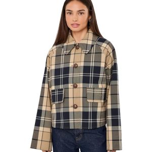 Barbour Delilah Checked Showerproof Jacket