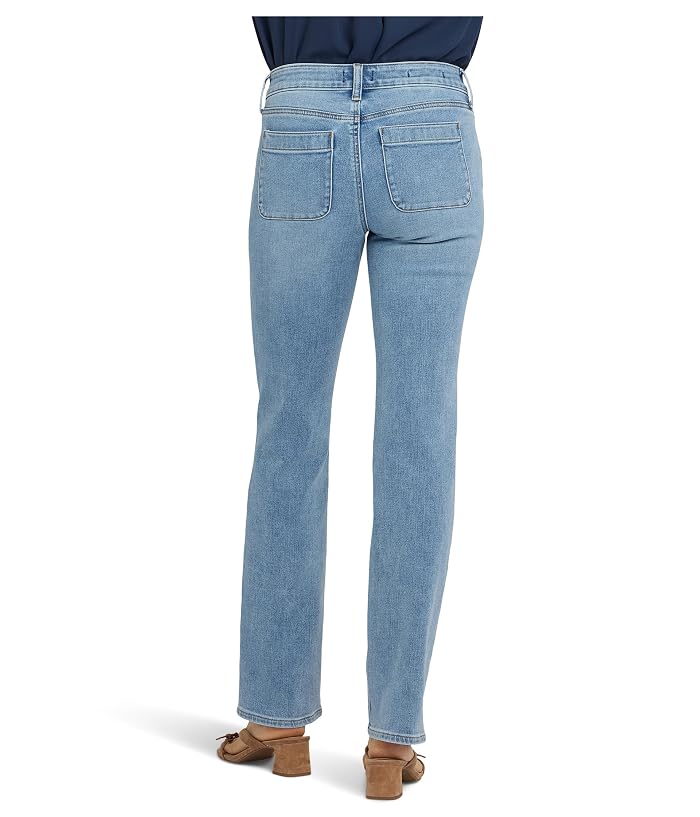 NYDJ Straight Front Button Patch Pockets - Image 2