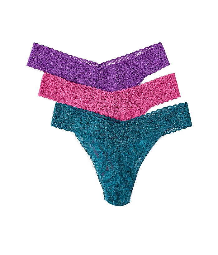 Hanky Panky Signature Lace® Original Rise Thongs 3-Pack