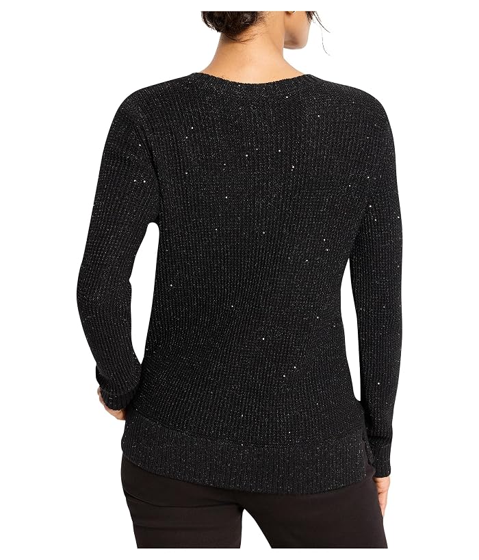 NIC+ZOE Shimmer Waffle V-neck Sweater - Image 3