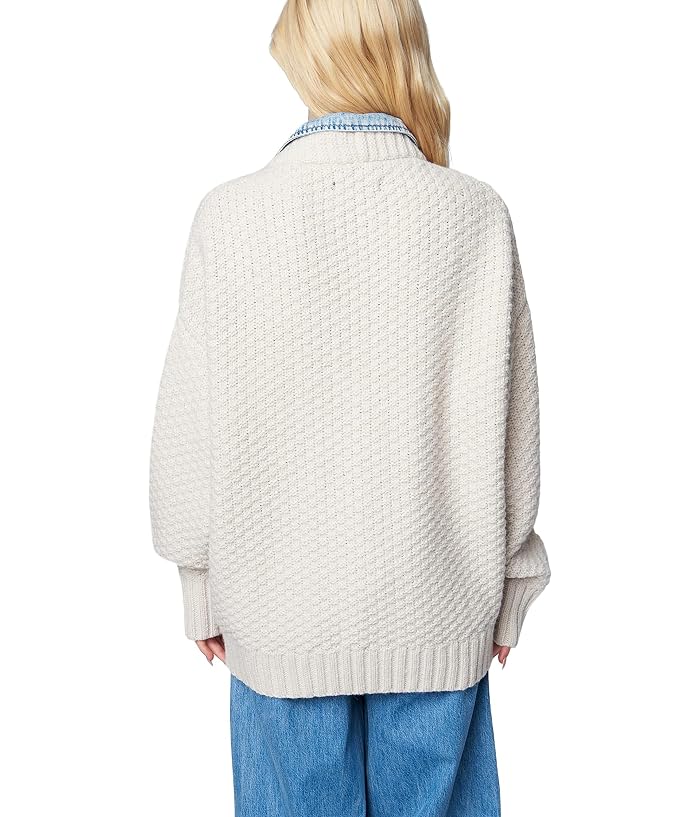 Blank NYC Denim and Knit Cardigan in Last Call - Image 2