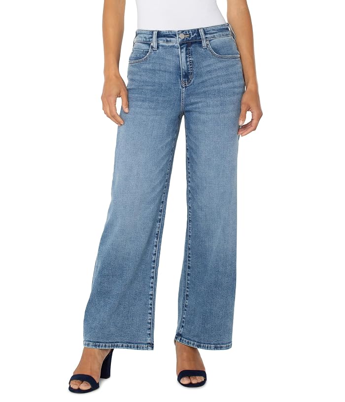 Liverpool Los Angeles Stride High Rise Wide Leg Jean 30in Inseam