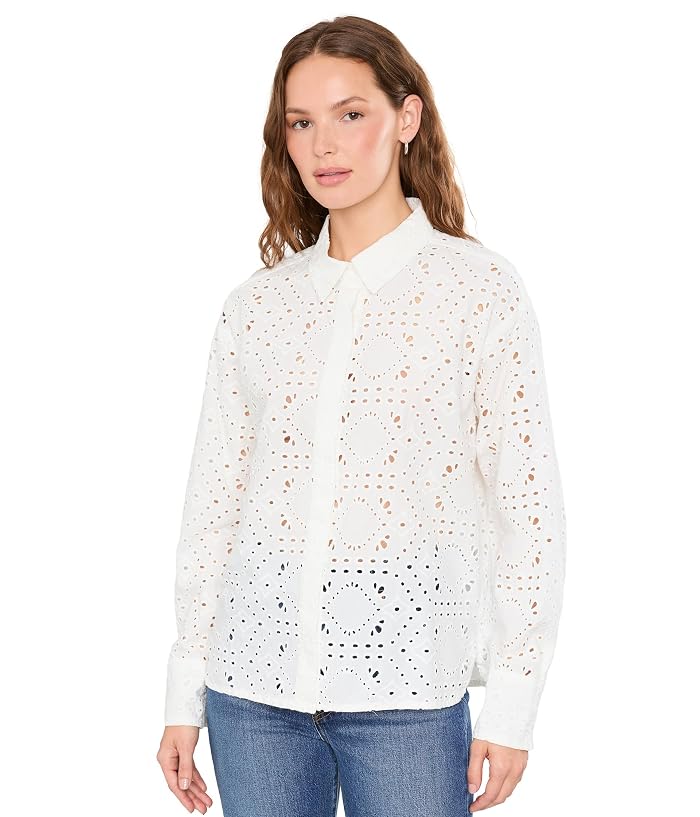 KUT from the Kloth Marissa Eyelet Button-Down