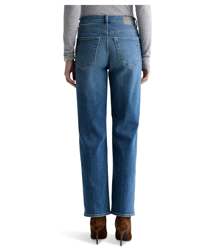 AG Jeans Brinley Mid-Rise Straight in Rewind - Image 4
