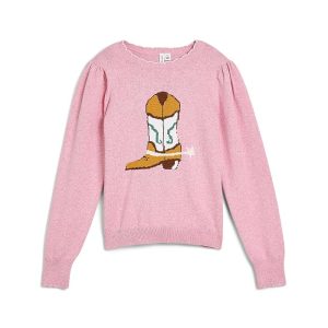 Janie and Jack Cowboy Boot Intarsia Sweater (Toddler/Little Kid/Big Kid)