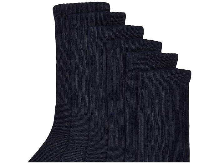 Jefferies Socks Boys Seamless Half Cushion Sport Crew Socks 6 Pair Pack - Image 2