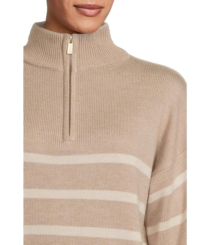 Splendid Georgie Stripe 1/4 Zip Sweater - Image 4