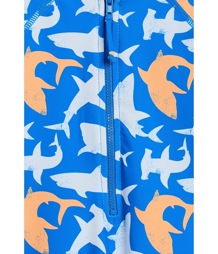 Snapper Rock Kids Shark Squad Long Sleeve Sunsuit (infant) - Image 3