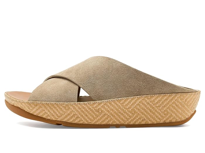 FitFlop Lulu Lux Graphic-weave Suede Cross Slides - Image 2